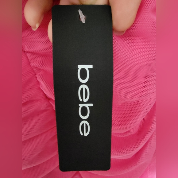 Pink Ruched Mini Dress - Picture 2 of 6